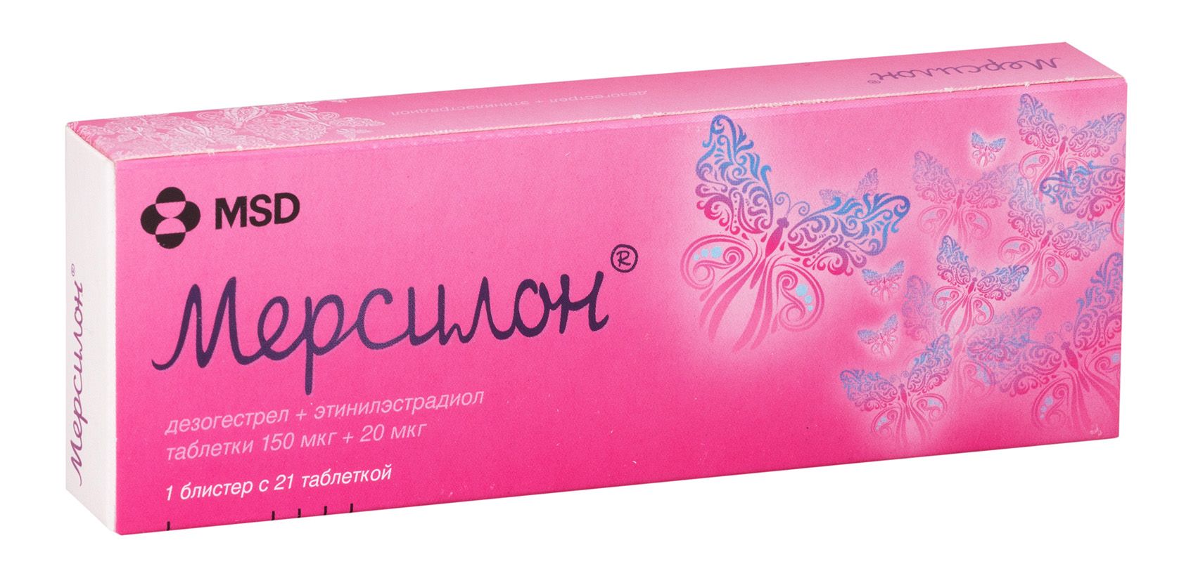 Изображение товара Мерсилон таблетки для пероральной контрацепции 21 шт эффективное средство