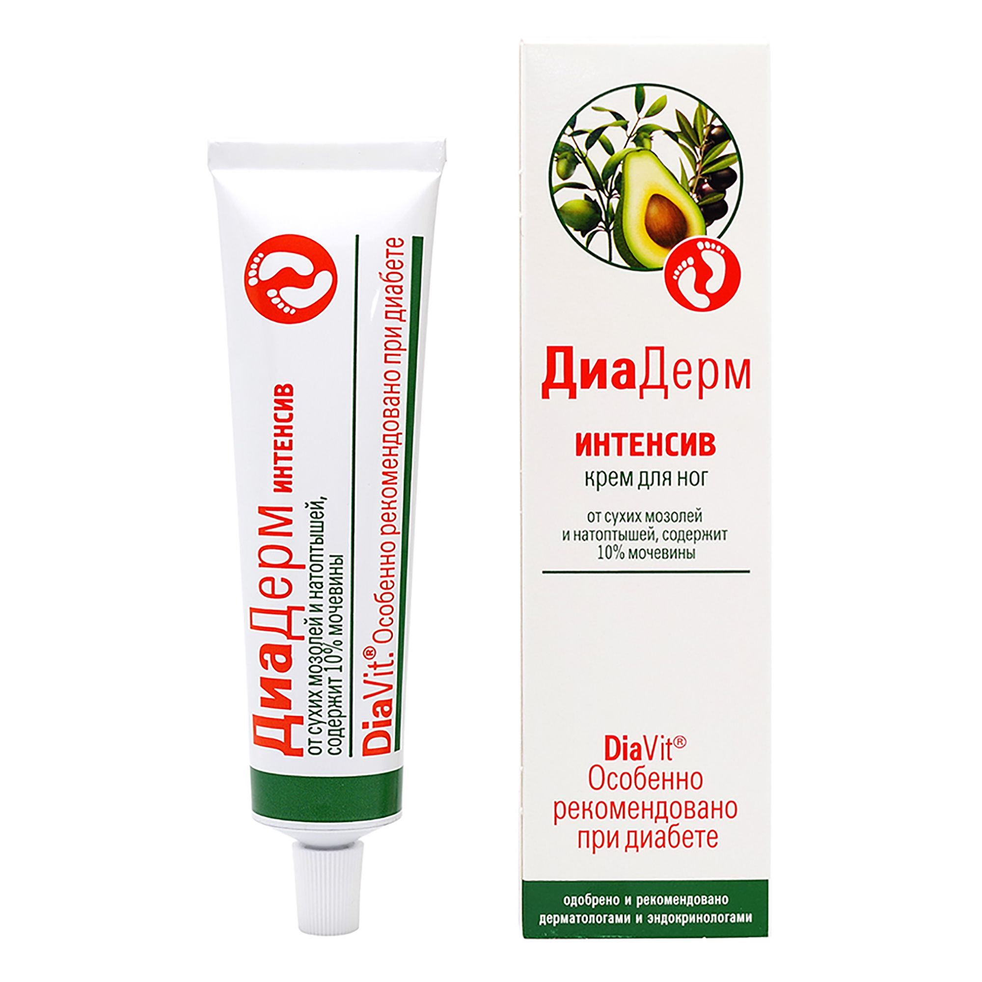 Изображение товара Крем для ног Интенсив ДиаДерм 75мл для очень сухой кожи