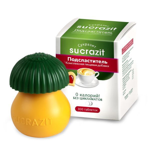 Изображение товара Заменитель сахара Сукразит табл 74 мг 300 шт для диабета и диет