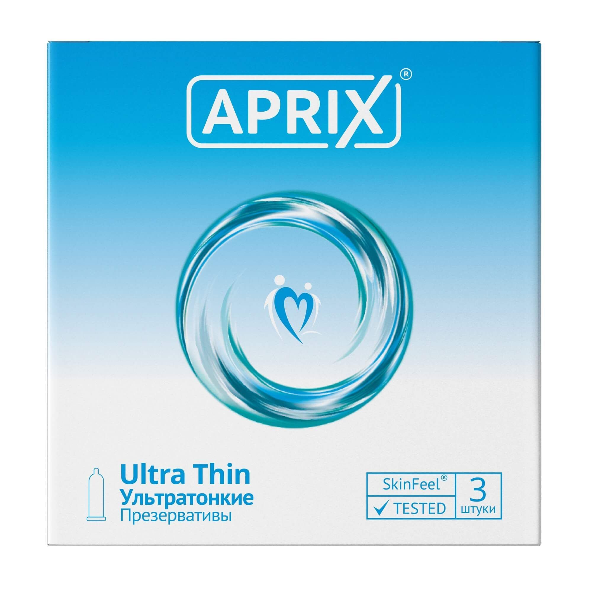 Изображение товара Презервативы ультратонкие Ultra thin Aprix/Априкс 3шт