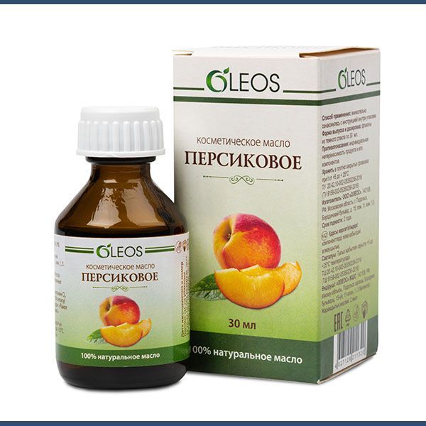 Изображение товара Масло косметическое персик Oleos/Олеос 30мл