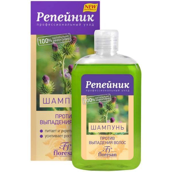 Изображение товара Шампунь Floresan (Флоресан) против выпадения волос Репейник 250 мл