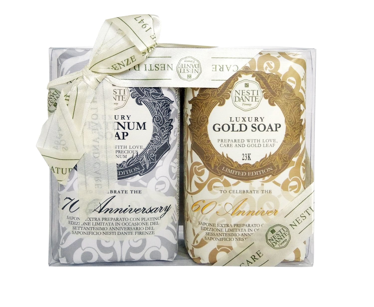 Изображение товара Набор Luxury Nesti Dante/Нести Данте: Мыло золотое+платиновое 250г 2шт