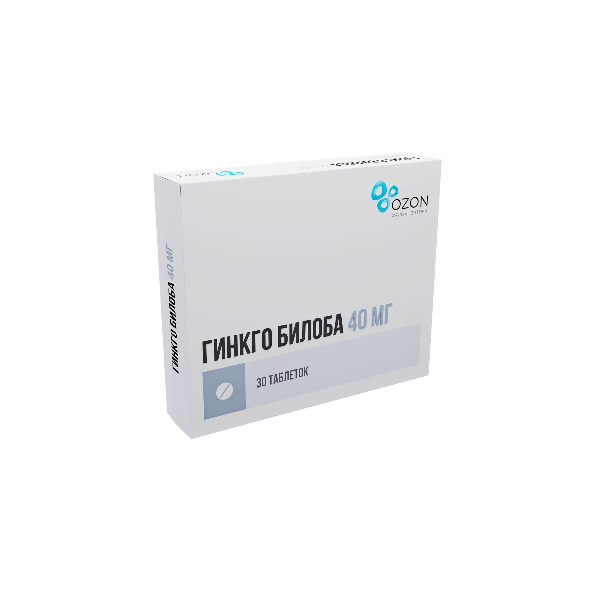 Изображение товара Гинкго билоба таблетки п/о плен. 40мг 30шт