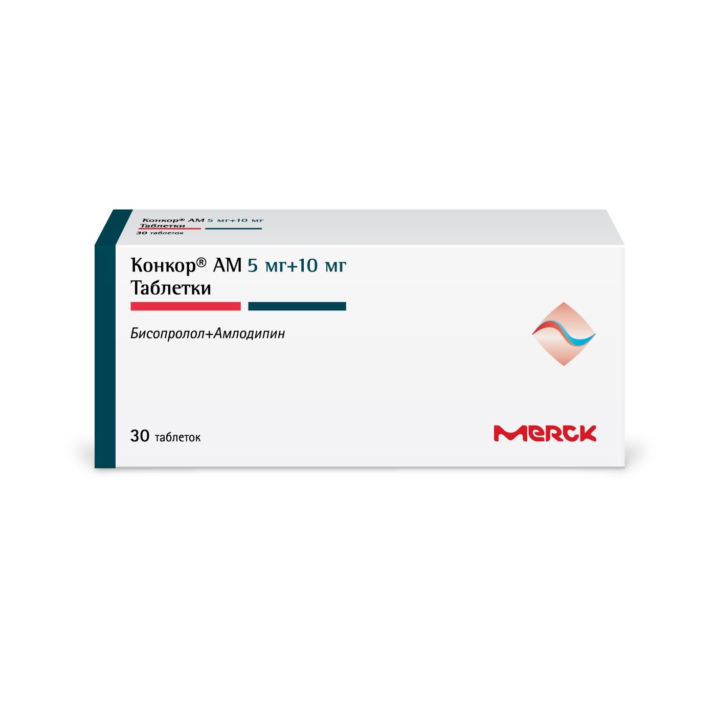 Изображение товара Конкор АМ таблетки 5мг+10мг 30шт Изображение товара Конкор АМ таблетки 5мг+10мг 30шт