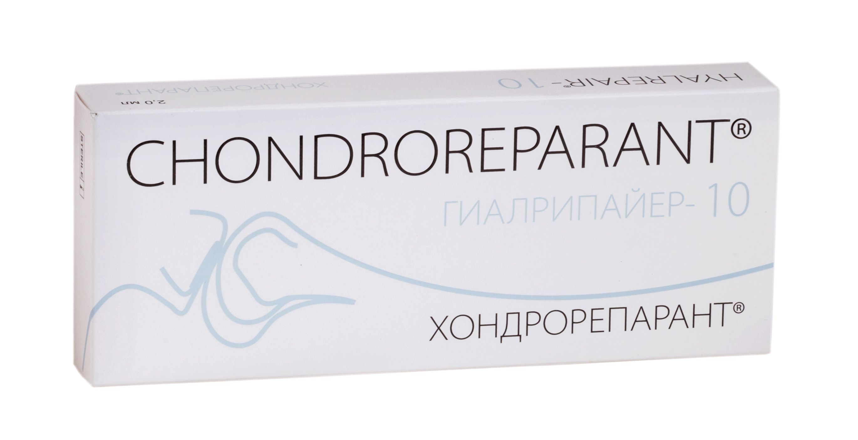 Изображение товара Гиалрипайер-10 Хондрорепарант раствор для внутрисуставных инъекций 2 мл Изображение товара Гиалрипайер-10 Хондрорепарант раствор для внутрисуставных инъекций 2 мл