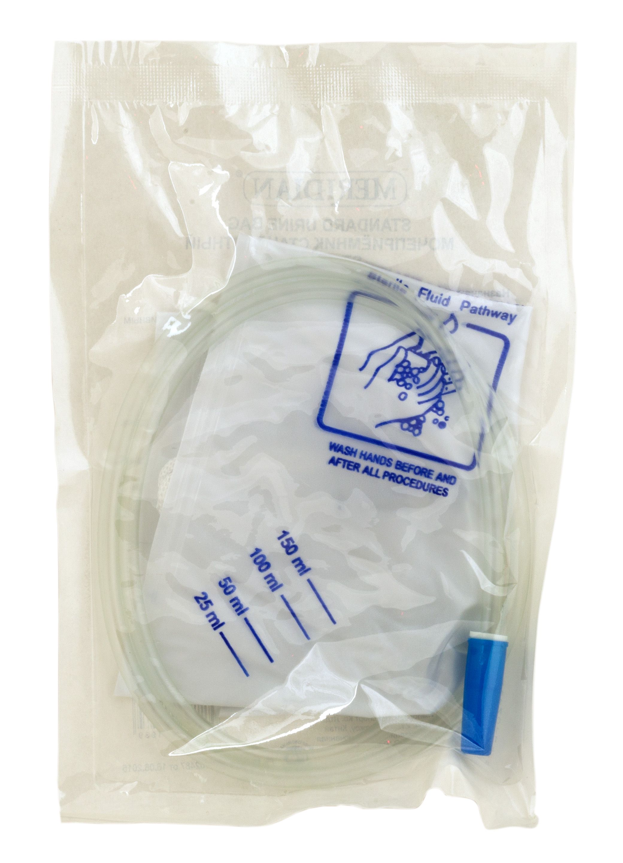 Изображение товара Мочеприемник Меридиан ST 1300201 стандартный прикроватный 2000 мл стерильный Изображение товара Мочеприемник Меридиан ST 1300201 стандартный прикроватный 2000 мл стерильный