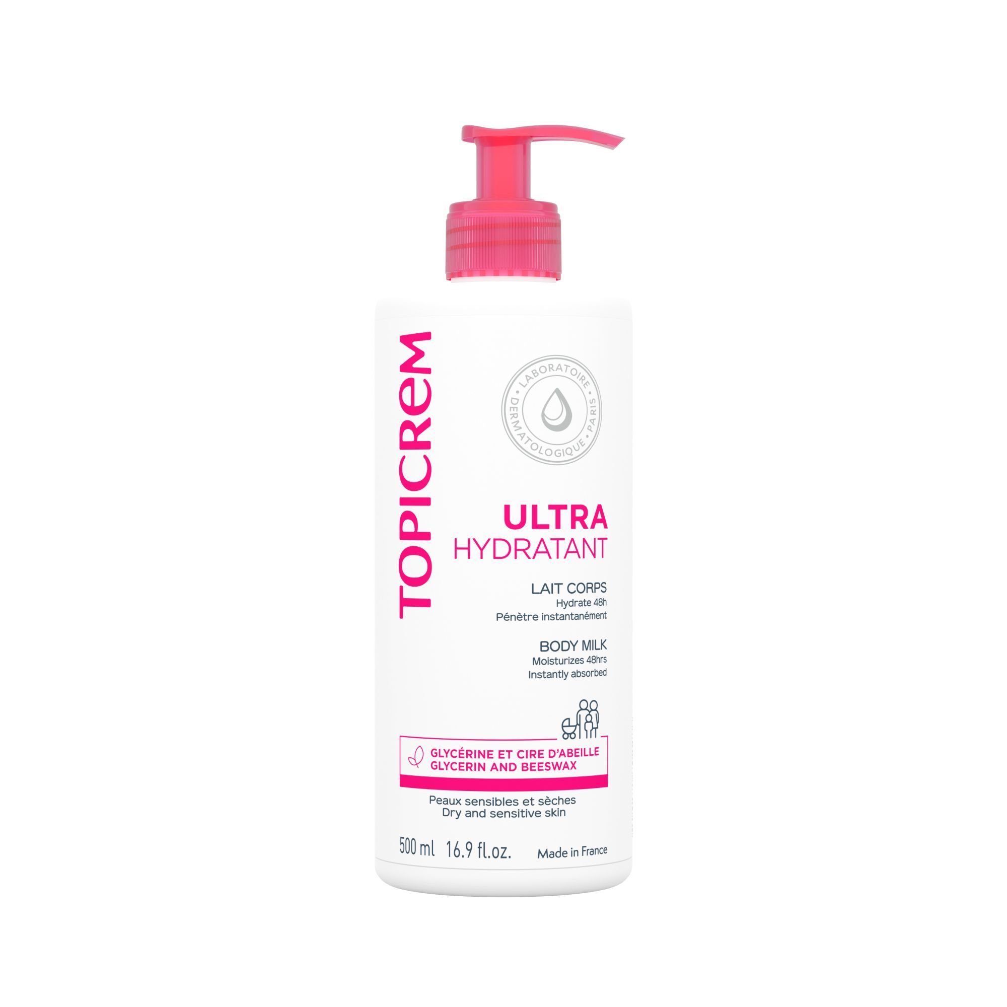 Изображение товара Молочко для тела ультра-увлажняющее Topicrem 500 мл для сухой кожи