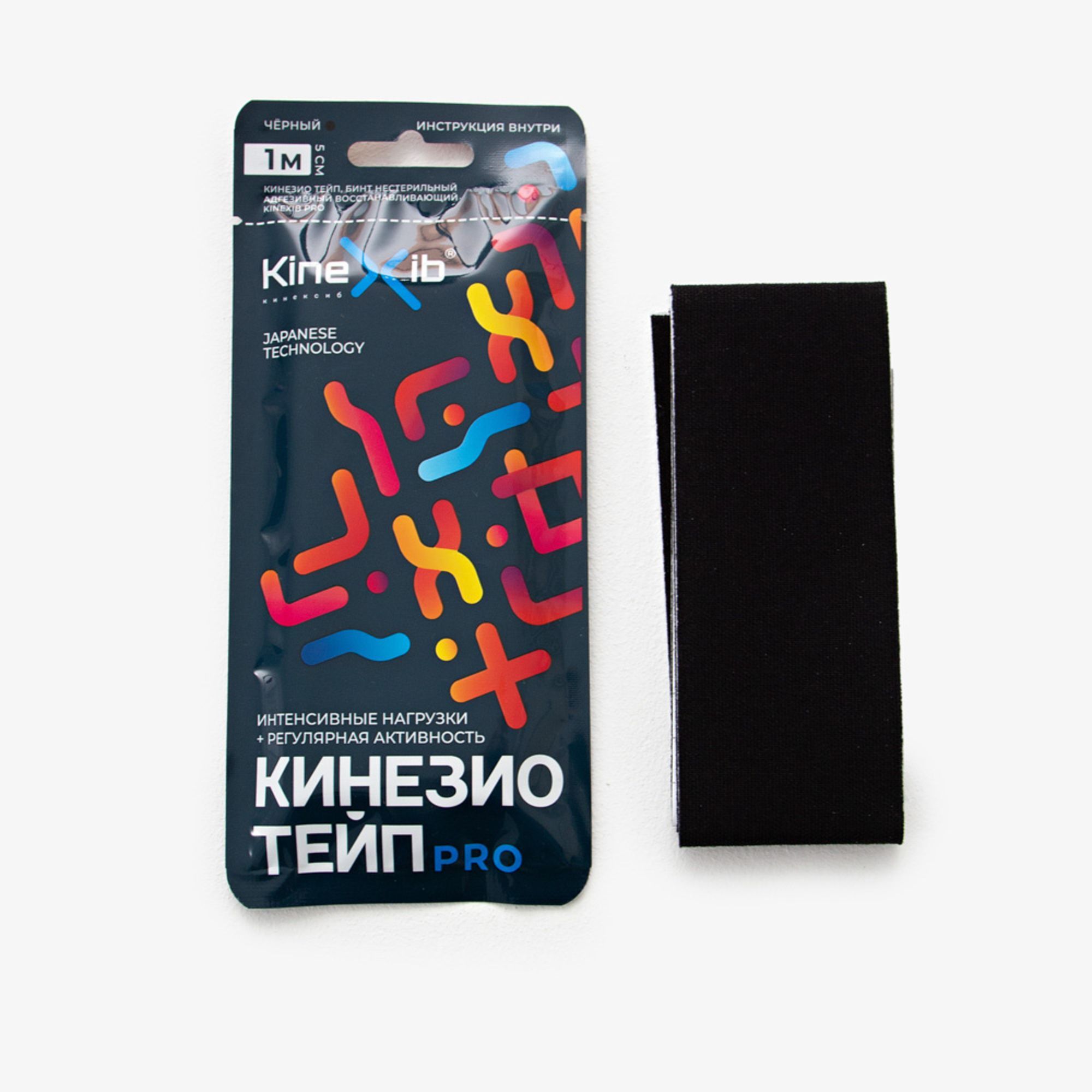 Изображение товара Восстанавливающий кинезио тейп Pro Kinexib 1м х 5см водостойкий увеличенной фиксации