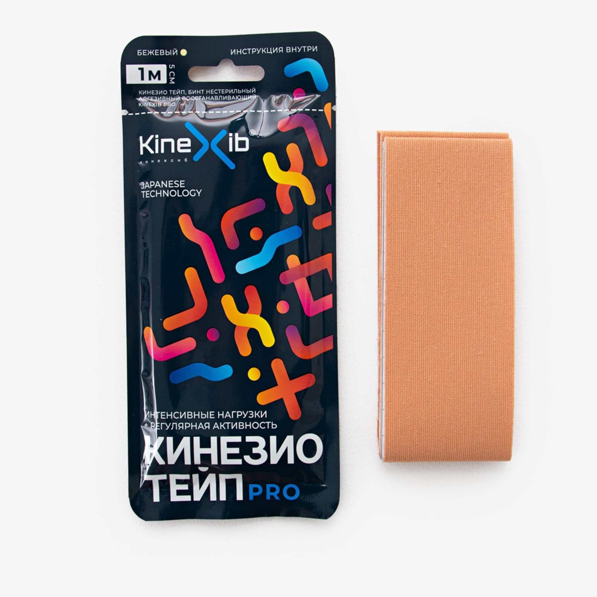 Изображение товара Тейп кинезио адгезивный восстанавливающий бежевый Pro Kinexib 5х100см