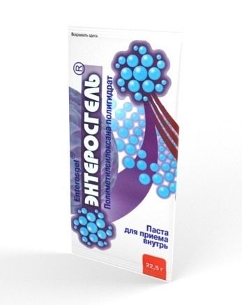 Изображение товара Энтеросгель паста для приема внутрь 22, 5г 10шт - эффективное средство для детоксикации организма и
