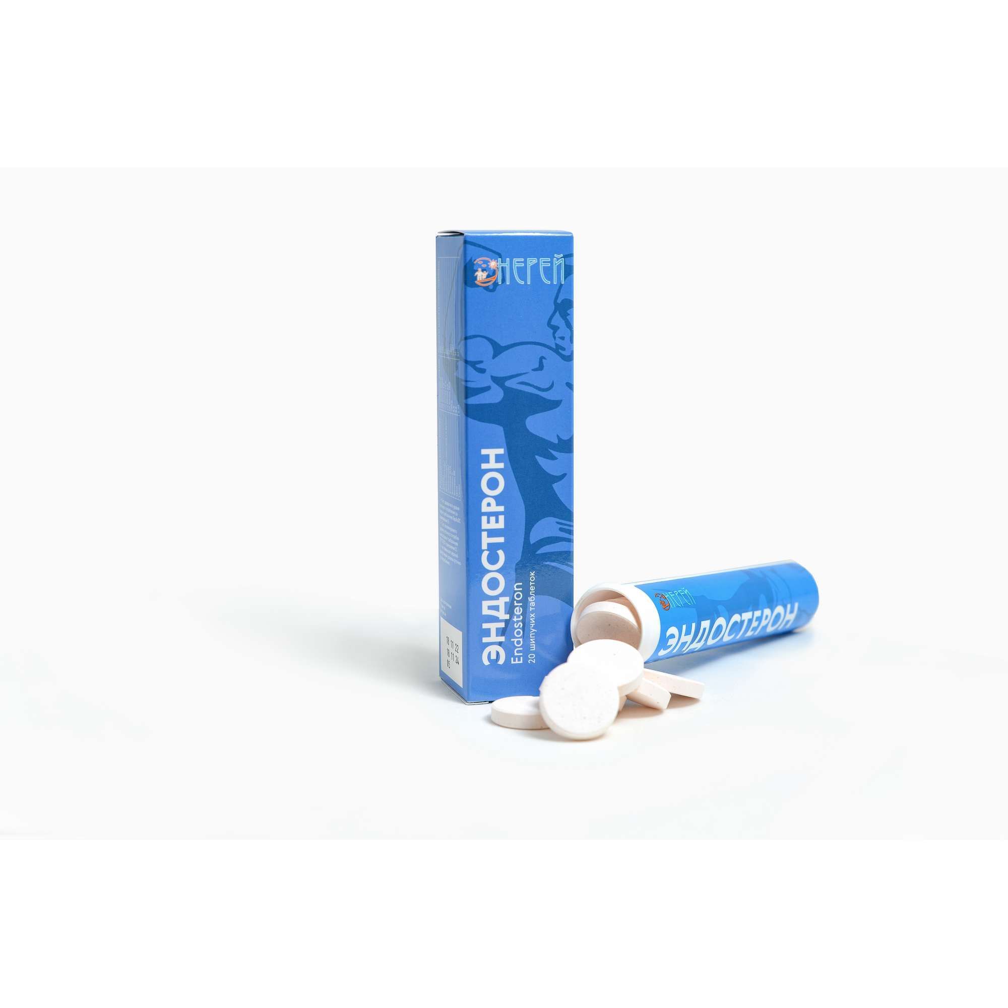 Изображение товара Эндостерон таблетки шипучие 3, 8г 20шт - для спортсменов и мужчин