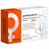 Цимицифуга с комплексом витаминов для женщин 45+ капсулы 450мг 30шт Цимицифуга с комплексом витаминов для женщин 45+ капсулы 450мг 30шт