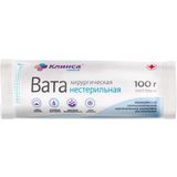 Вата хирургическая нестерильная Клинса 100г Вата хирургическая нестерильная Клинса 100г