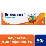 Вольтарен Эмульгель гель д/нар. прим. 1% туба 50г Вольтарен Эмульгель гель д/нар. прим. 1% туба 50г