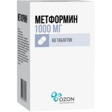 Метформин таблетки 1000мг 60шт