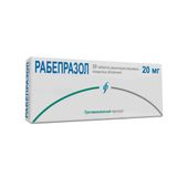 Рабепразол таблетки кишечнорастворимые, покрытые оболочкой 20мг 30шт