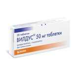 Вилдус таблетки 50мг 28шт Вилдус таблетки 50мг 28шт