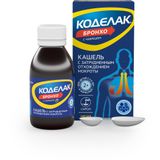 Коделак Бронхо с чабрецом с мерной ложкой сироп 100мл Коделак Бронхо с чабрецом с мерной ложкой сироп 100мл
