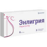 Энлигрия раствор для подкожного введения шприц-ручка 6мг/мл 3мл 3шт