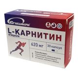 L-карнитин Югмедфарм капсулы 620мг 20шт L-карнитин Югмедфарм капсулы 620мг 20шт