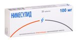 Нимесулид таблетки 100мг 20шт Нимесулид таблетки 100мг 20шт