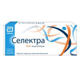 Селектра таблетки п/о плен. 10мг 56шт Селектра таблетки п/о плен. 10мг 56шт