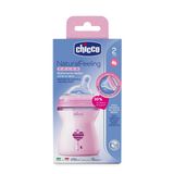 Бутылочка для кормления с силиконовой соской от 2 мес. Natural Feeling Chicco/Чикко 250мл розовая Бутылочка для кормления с силиконовой соской от 2 мес. Natural Feeling Chicco/Чикко 250мл розовая
