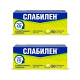 2Х Слабилен таблетки п/о плен. 5мг 50шт
