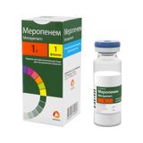 Меропенем порошок для приг. раствора для в/в введ. 1000мг