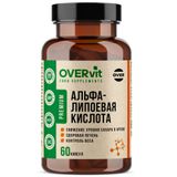 Альфа-липоевая кислота OVERvit Over/Овер капсулы 100мг 60шт Альфа-липоевая кислота OVERvit Over/Овер капсулы 100мг 60шт