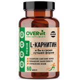 L-карнитин OVERvit Over/Овер капсулы 60шт L-карнитин OVERvit Over/Овер капсулы 60шт