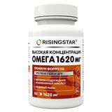 Омега-3 высокой концентрации для взрослых и детей с 3 лет Risingstar капсулы 1620мг 60шт Омега-3 высокой концентрации для взрослых и детей с 3 лет Risingstar капсулы 1620мг 60шт