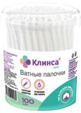 Палочки КЛИНСА ватные 100 шт.