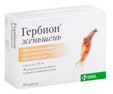 Гербион женьшень капсулы 350мг 30шт Гербион женьшень капсулы 350мг 30шт