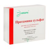 Протамина сульфат раствор для внутривенного введения 10 мг/мл 5мл 10шт
