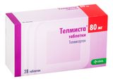 Телмиста таблетки 80мг 28шт Телмиста таблетки 80мг 28шт