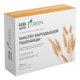 Масло зародышей пшеницы Будь здоров! Грин капсулы 330мг 100шт