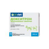 Докситрон таблетки жевательные для собак и кошек 100мг 12шт