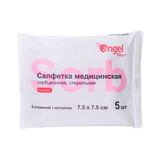 Салфетка медицинская сорбционная нетканая стерильная 8 сложений EversMed/ЭверсМед 7,5х7,5см 5шт Салфетка медицинская сорбционная нетканая стерильная 8 сложений EversMed/ЭверсМед 7,5х7,5см 5шт