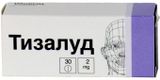 Тизалуд таблетки 2мг 30шт