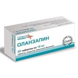 Оланзапин-СЗ таблетки п/о плен. 10мг 28шт Оланзапин-СЗ таблетки п/о плен. 10мг 28шт