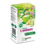 Чай зеленый с имбирем Health Здоровье фильтр-пакеты 2г 20шт Чай зеленый с имбирем Health Здоровье фильтр-пакеты 2г 20шт