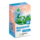 Мох исландский (цетрария исландская) пачка 50г Мох исландский (цетрария исландская) пачка 50г