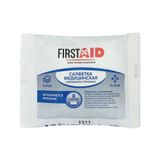 Салфетка медицинская сорбционная нетканая стерильная First Aid/Ферстэйд 5х5см 5шт Салфетка медицинская сорбционная нетканая стерильная First Aid/Ферстэйд 5х5см 5шт