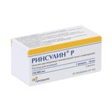 Ринсулин Р раствор для инъекций 100МЕ/мл 10мл