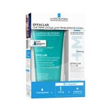 Набор La Roche Posay/Ля рош позе: Гель очищающий Effaclar туба 200мл+Крем-гель Duo+M туба 15мл+Флюид матирующий SPF50+ фл. 3мл