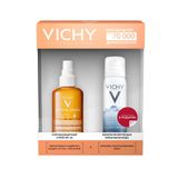 Набор Vichy/Виши: Спрей солнцезащитный активатор загара 2-фазный SPF30 Capital Soleil 200мл+Вода термальная минерализирующая 50мл Набор Vichy/Виши: Спрей солнцезащитный активатор загара 2-фазный SPF30 Capital Soleil 200мл+Вода термальная минерализирующая 50мл