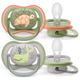 Соска-пустышка силиконовая ортодонтическая с футляром 6-18 мес. Ultra Air Philips Avent 2шт (SCF085/60) Соска-пустышка силиконовая ортодонтическая с футляром 6-18 мес. Ultra Air Philips Avent 2шт (SCF085/60)