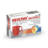 Ибуклин Экспресс порошок для приг. раствора для приема внутрь 400мг+325мг 5г 6шт Ибуклин Экспресс порошок для приг. раствора для приема внутрь 400мг+325мг 5г 6шт